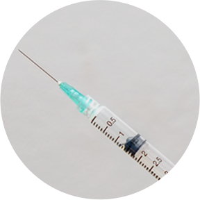 Injection prepared for treatment
